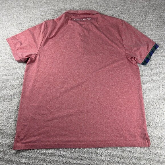 William Murray Signature Golf Polo Shirt Pink Men’s Size XXL - Picture 6 of 8